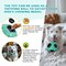 Interactive Dog Soccer Ball Toy, Slow Feeder Treat Dispenser for Dogs 4.6" x 4.6" x 4.6"